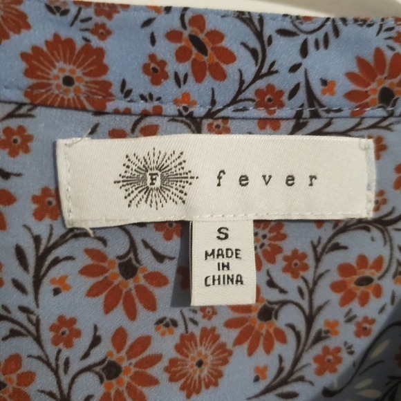 Fever womens top size‎ small fall autumn - Picture 2 of 4